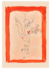 Klee Koruyucu Melek Küçük Bir Kahvaltı Sunuyor - Art Print